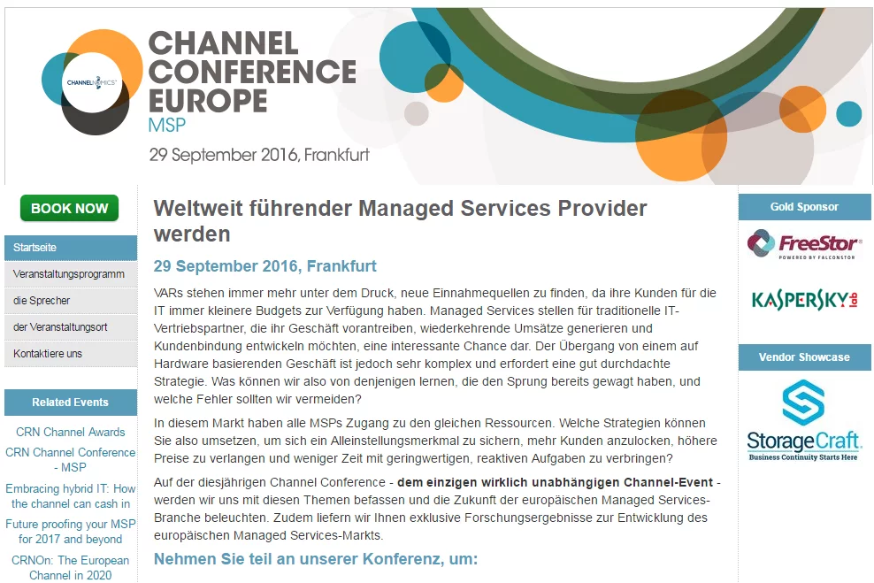 K&K auf der Channel Conference Europe